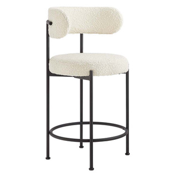 Modway Albie Boucle Fabric Counter Stools - Set of 2 - EEI-6518