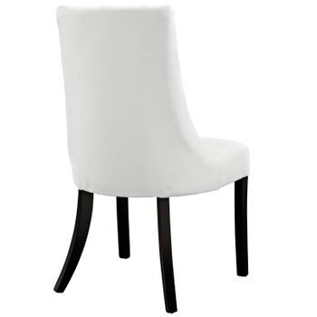 Modway Noblesse Dining Chair Vinyl Set of 2 EEI-1298-WHI