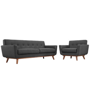 Modway Engage Armchair and Sofa Set of 2 EEI-1344-DOR