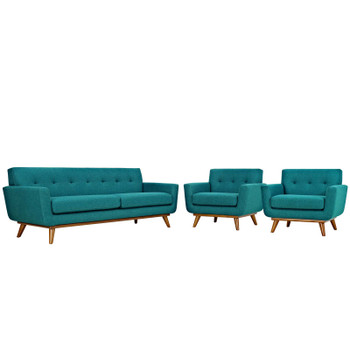 Modway Engage Armchairs and Sofa Set of 3 EEI-1345-TEA