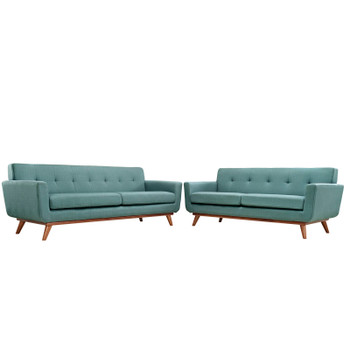 Modway Engage Loveseat and Sofa Set of 2 EEI-1348-LAG