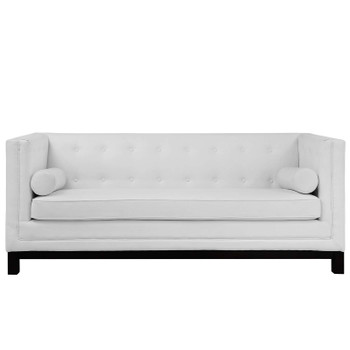 Modway Imperial Bonded Leather Sofa EEI-1421-WHI White