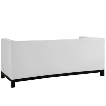 Modway Imperial Bonded Leather Sofa EEI-1421-WHI White