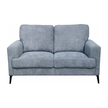 Lilola Home Jackson Gray Fabric Sofa Loveseat Living Room Set - 83004-SL 