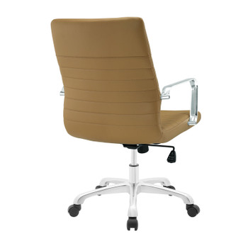 Modway Finesse Mid Back Office Chair EEI-1534-TAN Tan