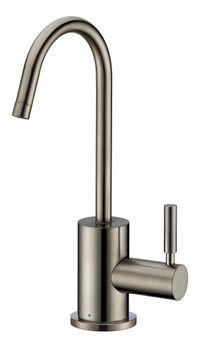 Whitehaus Point Of Use Cold Water Drinking Faucet With Gooseneck Swivel Spout - WHFH-C1010-BN