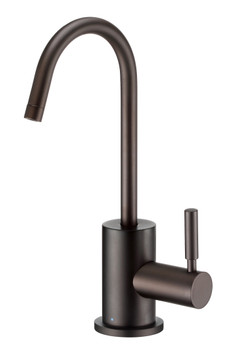 Whitehaus Point Of Use Cold Water Drinking Faucet With Gooseneck Swivel Spout - WHFH-C1010-ORB