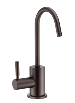 Whitehaus Point Of Use Instant Hot Water Drinking Faucet With Gooseneck Swivel Spout - WHFH-H1010-ORB