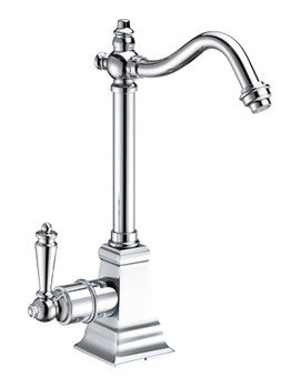 Whitehaus Point Of Use Instant Hot Water Drinking Faucet With Traditional Swivel Spout - WHFH-H2011-C