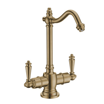 Whitehaus Point Of Use Instant Hot/Cold Water Drinking Faucet With Traditional Swivel Spout - WHFH-HC1006-AB