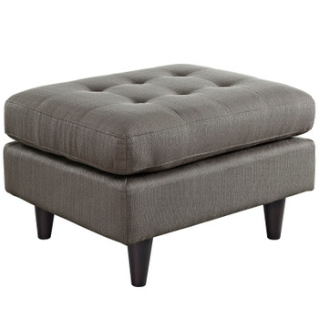 Modway Empress Upholstered Fabric Ottoman EEI-1667-GRA Granite