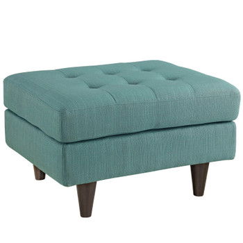 Modway Empress Upholstered Fabric Ottoman EEI-1667-LAG Laguna