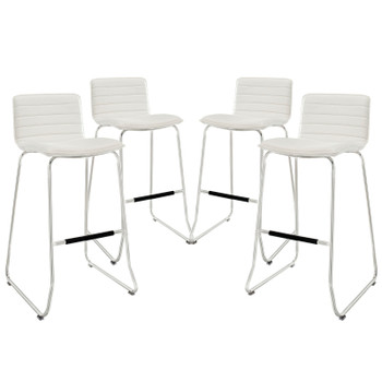 Modway Dive Bar Stool Set of 4 EEI-1687-WHI White