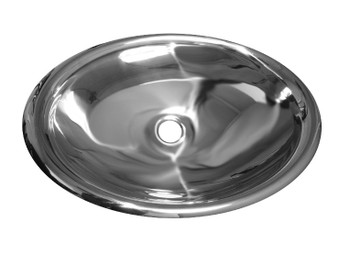 Whitehaus Noah'S Collection Mirrored Stainless Steel Drop-In/Undermount Bathroom Basin - WHNVE218