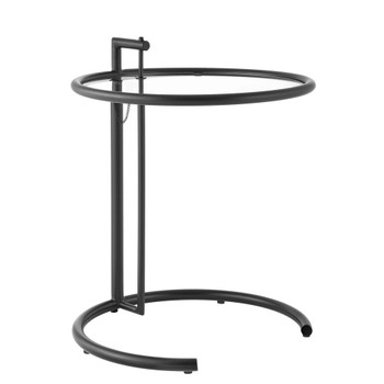 Modway Eileen Gray Metal Side Table - EEI-125-BLK