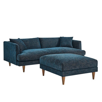 Modway Zoya Down Filled Overstuffed Sofa And Ottoman Set - EEI-6614