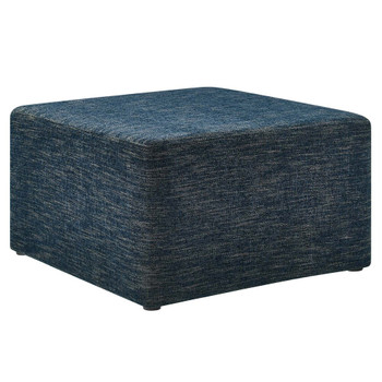 Modway Callum Large 28" Square Woven Heathered Fabric Upholstered Ottoman - EEI-6642