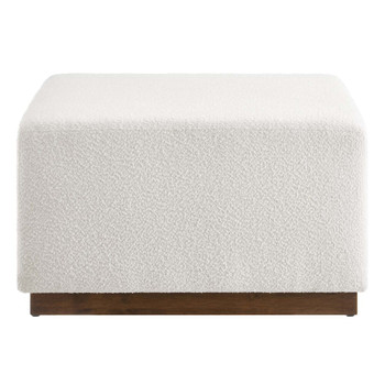 Modway Tilden Large 28" Square Boucle Upholstered Ottoman - EEI-6644-CLO-WAL