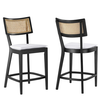 Modway Caledonia Wood Counter Stools - Set Of 2 - EEI-6821