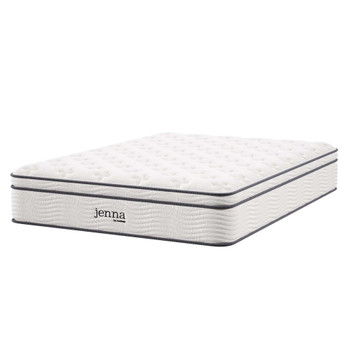 Modway Jenna 12" Innerspring And Foam Full Mattress - MOD-7088-WHI