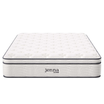 Modway Jenna 12" Innerspring And Foam Full Mattress - MOD-7088-WHI