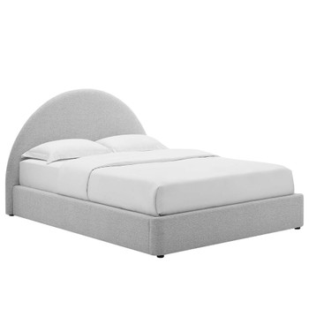 Modway Resort Upholstered Fabric Arched Round Queen Platform Bed - MOD-7132