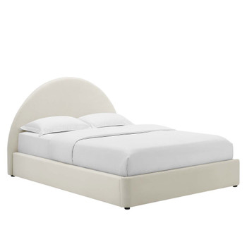 Modway Resort Performance Velvet Arched Round King Platform Bed - MOD-7135