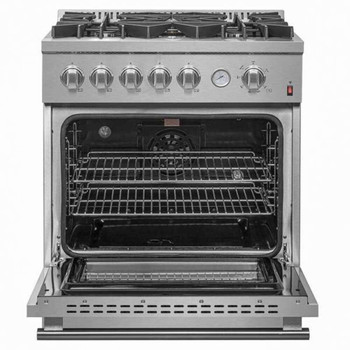 Forno Marco 36" Gas Range, 5.36 cu.ft. Convection Oven - FFSGS6277-36  4