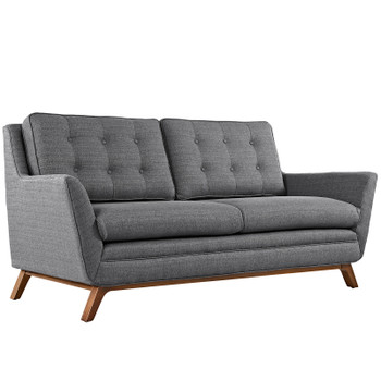 Modway Beguile Upholstered Fabric Loveseat EEI-1799-DOR Gray