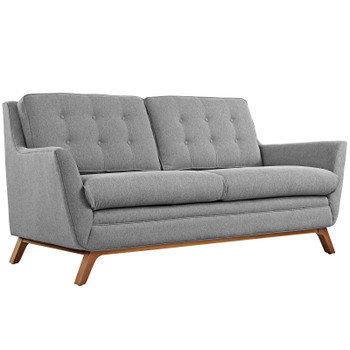 Modway Beguile Upholstered Fabric Loveseat EEI-1799-GRY Expectation Gray