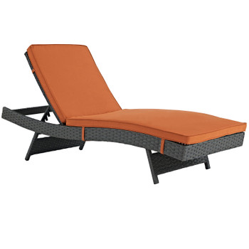 Modway Sojourn Outdoor Patio Sunbrella® Chaise EEI-1985-CHC-TUS Canvas Tuscan