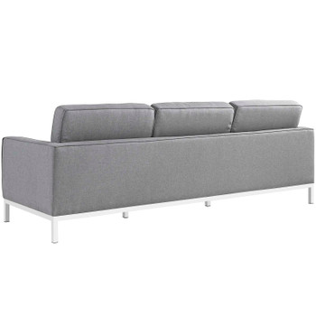 Modway Loft Upholstered Fabric Sofa EEI-2052-LGR Light Gray