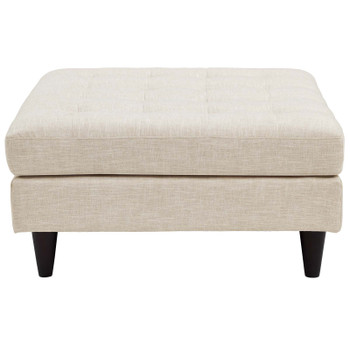 Modway Empress Upholstered Fabric Large Ottoman EEI-2139-BEI Beige