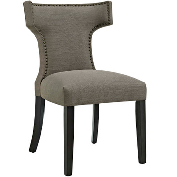 Modway Curve Fabric Dining Chair EEI-2221-GRA Granite