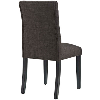 Modway Duchess Fabric Dining Chair EEI-2231-BRN Brown