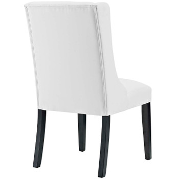 Modway Baronet Vinyl Dining Chair EEI-2234-WHI White