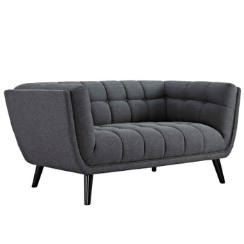 Modway Bestow Upholstered Fabric Loveseat EEI-2534-GRY Gray