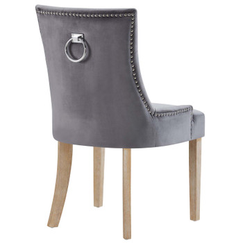 Modway Pose Performance Velvet Dining Chair EEI-2577-GRY Gray