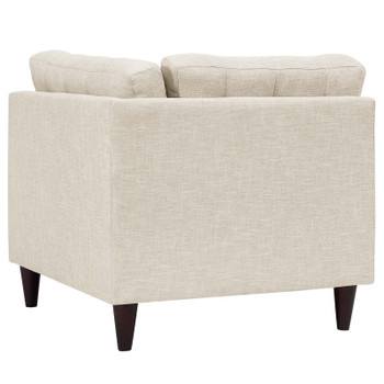 Modway Empress Upholstered Fabric Corner Sofa EEI-2610-BEI Beige