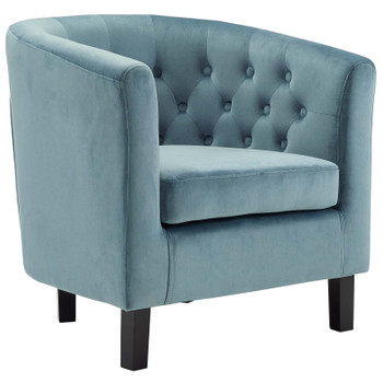 Modway Prospect Performance Velvet Armchair EEI-2613-SEA Sea Blue