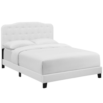 Modway Amelia Queen Upholstered Fabric Bed MOD-5840-WHI White