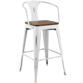 Modway Promenade Bar Stool EEI-2818-WHI White