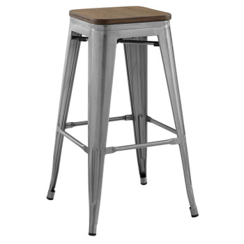 Modway Promenade Bar Stool EEI-2819-GME Gunmetal