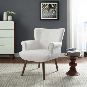 Modway Cloud Upholstered Armchair EEI-2941-WHI White
