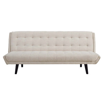 Modway Glance Tufted Convertible Fabric Sofa Bed EEI-3093-BEI Beige