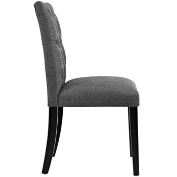 Modway Duchess Dining Chair Fabric Set of 4 EEI-3475-GRY Gray