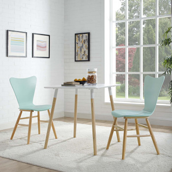 Modway Cascade Dining Chair Set of 2 EEI-3476-LBU Light Blue