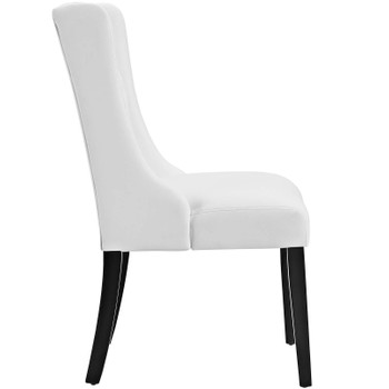 Modway Baronet Dining Chair Vinyl Set of 4 EEI-3556-WHI