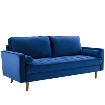 Modway Valour Performance Velvet Sofa EEI-3764-NAV Navy