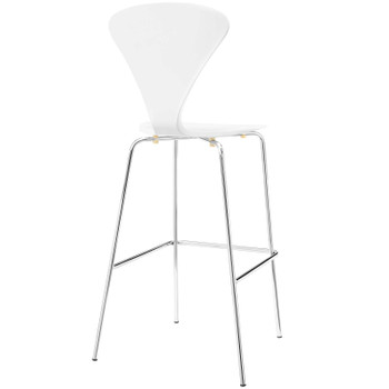 Modway Passage Dining Bar Stool Set of 2 EEI-4231-WHI White